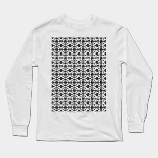 Seamless snow flakes pattern Long Sleeve T-Shirt